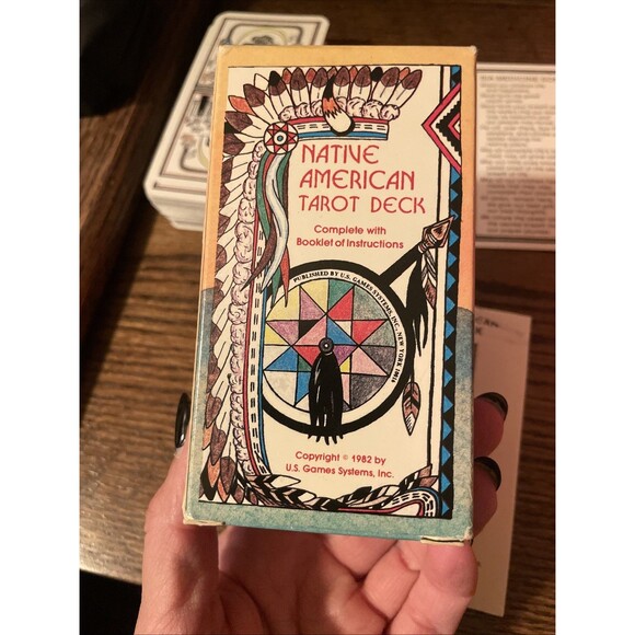 Vintage 1982 Native American Tarot Deck Complete Cards Great Condition Belgium - Picture 3 of 12